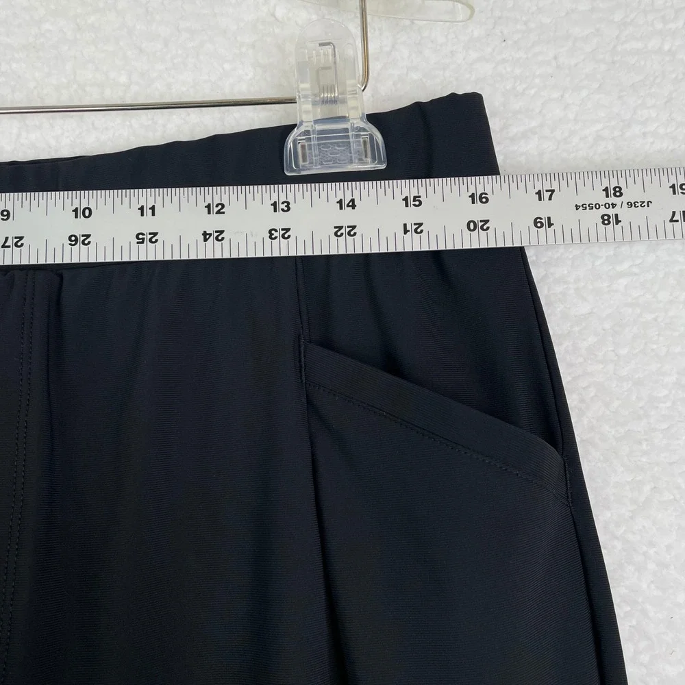 Baleaf Womens XL Black Athletic Ankle Pants Stretch Drawstring Hiking Trousers